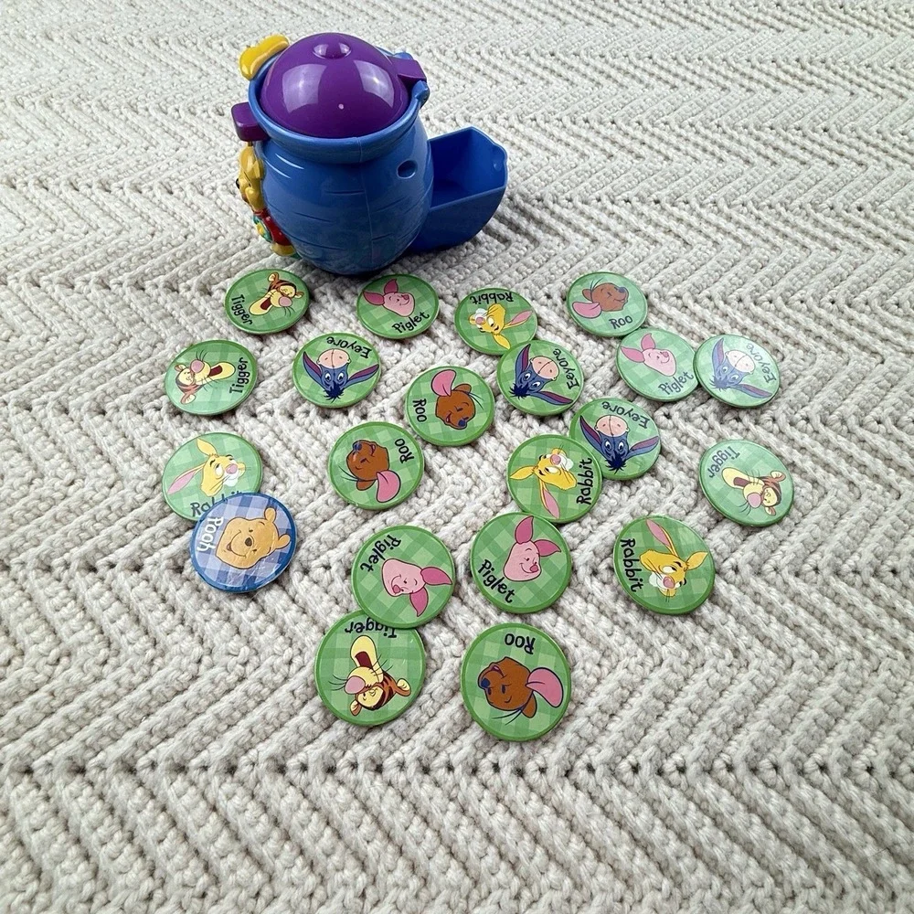 Disney WINNIE The‎ POOH Hunny Pot Picnic Game Fisher Price Incomplete Replace